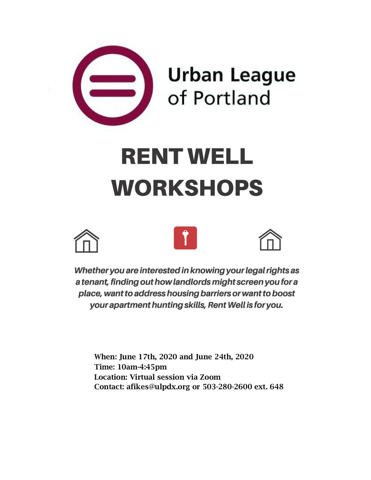 Rent Well Urban League of Portland